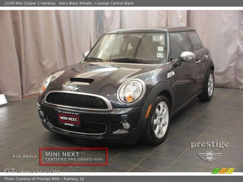 Astro Black Metallic / Lounge Carbon Black 2008 Mini Cooper S Hardtop