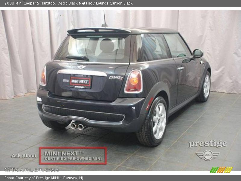 Astro Black Metallic / Lounge Carbon Black 2008 Mini Cooper S Hardtop