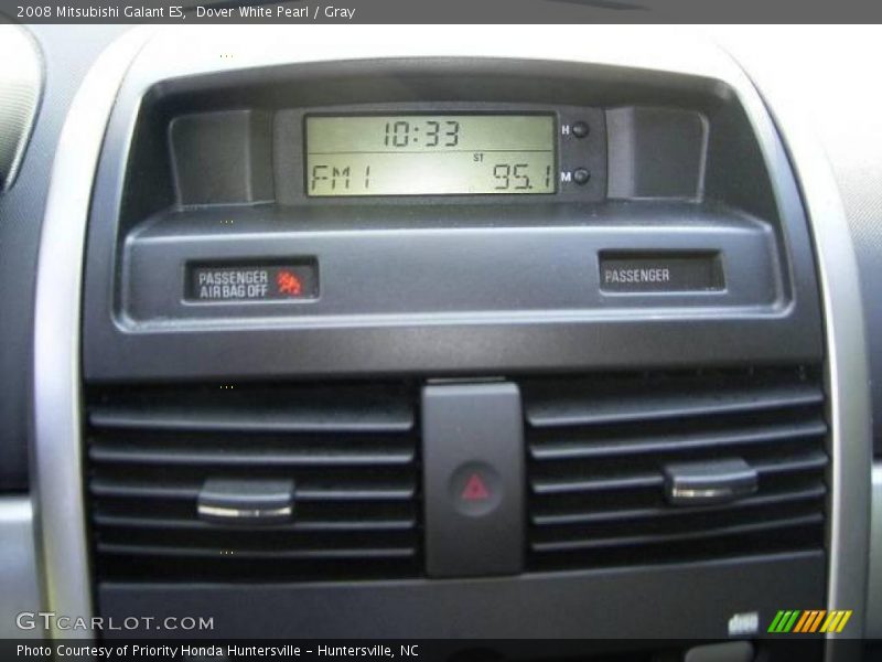 Dover White Pearl / Gray 2008 Mitsubishi Galant ES