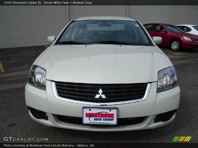 Dover White Pearl / Medium Gray 2009 Mitsubishi Galant ES