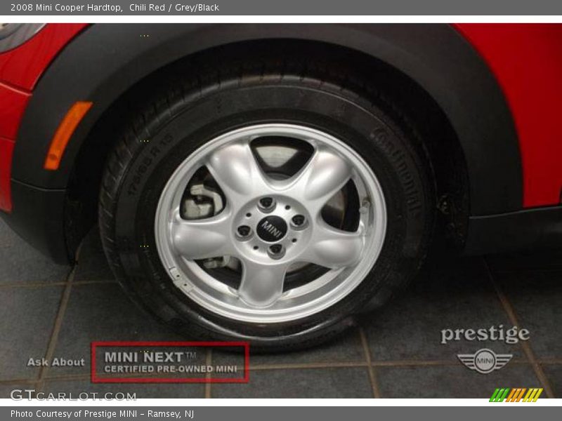 Chili Red / Grey/Black 2008 Mini Cooper Hardtop
