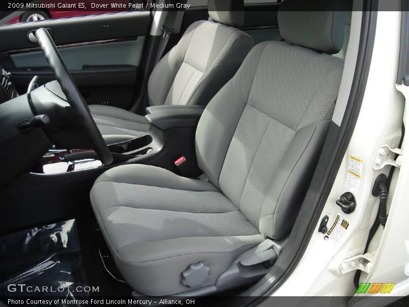 Dover White Pearl / Medium Gray 2009 Mitsubishi Galant ES