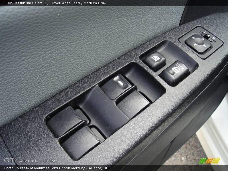 Dover White Pearl / Medium Gray 2009 Mitsubishi Galant ES