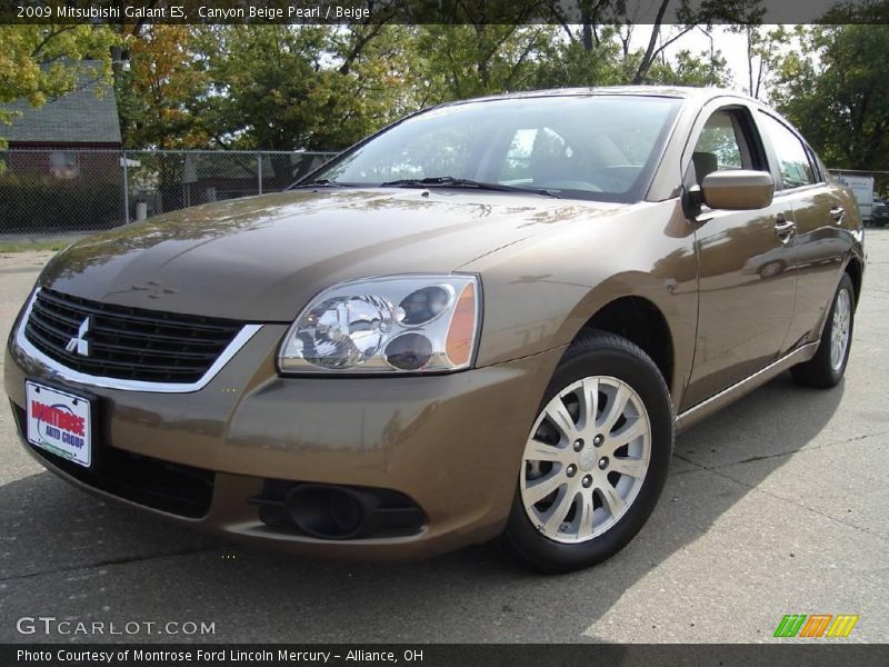 Canyon Beige Pearl / Beige 2009 Mitsubishi Galant ES