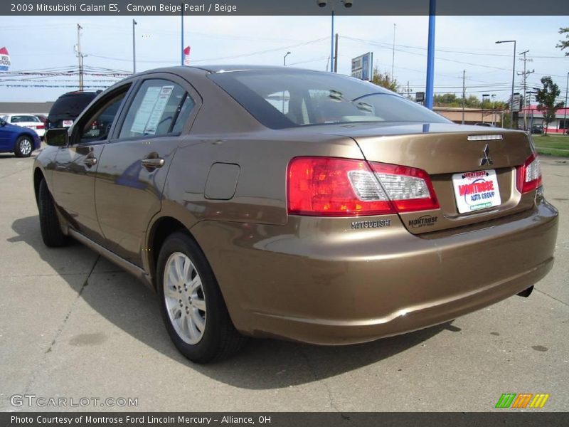 Canyon Beige Pearl / Beige 2009 Mitsubishi Galant ES