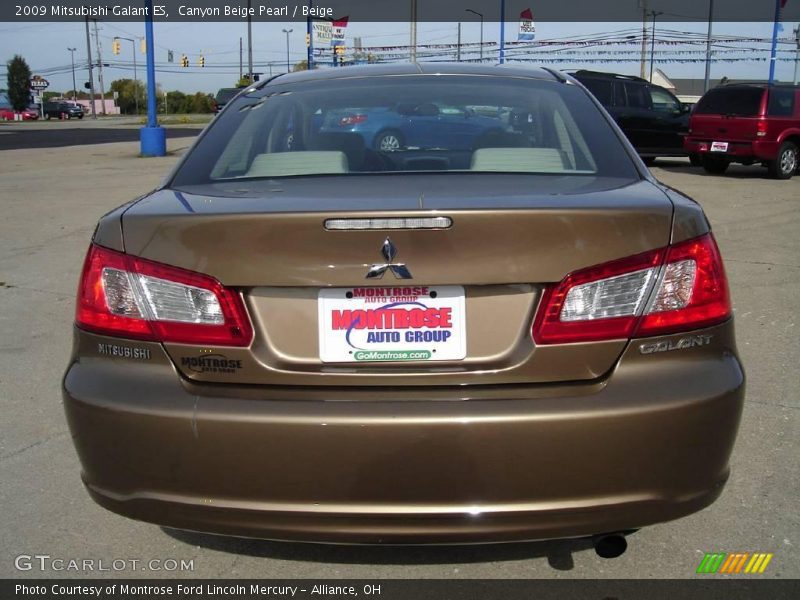 Canyon Beige Pearl / Beige 2009 Mitsubishi Galant ES
