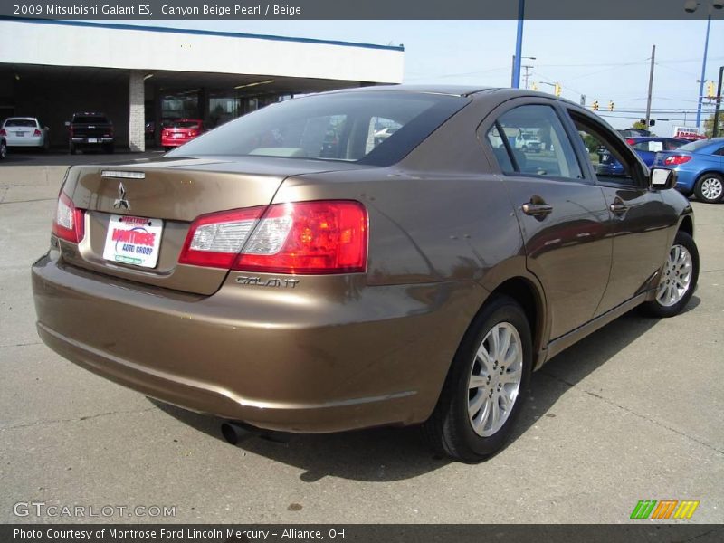 Canyon Beige Pearl / Beige 2009 Mitsubishi Galant ES