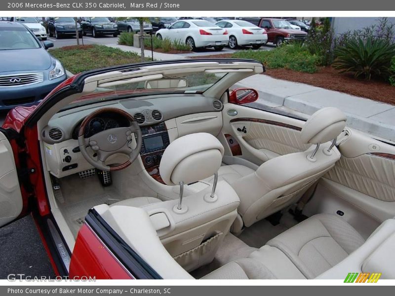 Mars Red / Stone 2006 Mercedes-Benz CLK 350 Cabriolet