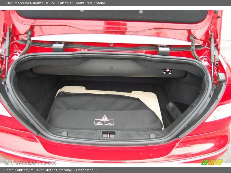 Mars Red / Stone 2006 Mercedes-Benz CLK 350 Cabriolet