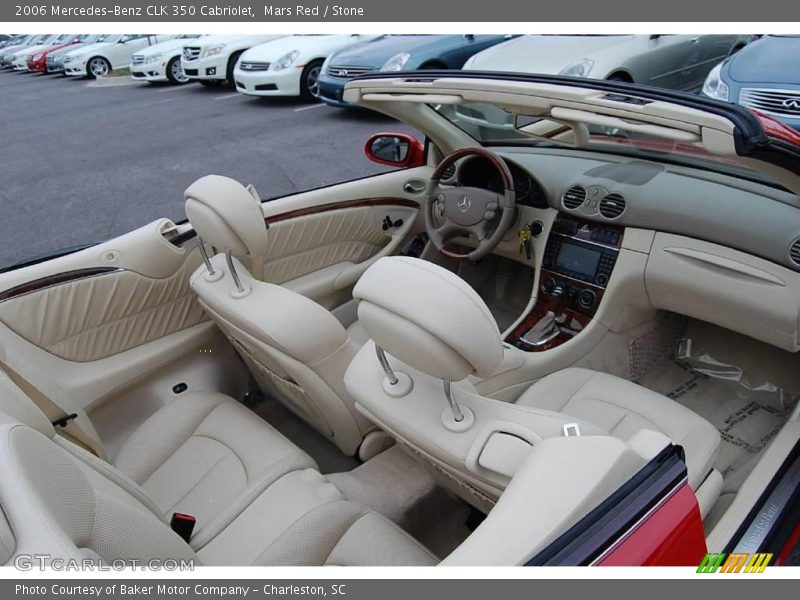 Mars Red / Stone 2006 Mercedes-Benz CLK 350 Cabriolet