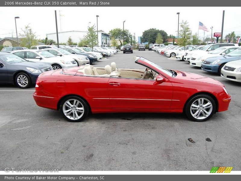 Mars Red / Stone 2006 Mercedes-Benz CLK 350 Cabriolet