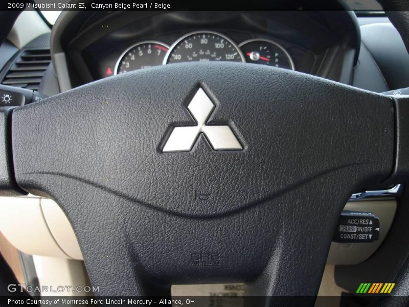 Canyon Beige Pearl / Beige 2009 Mitsubishi Galant ES