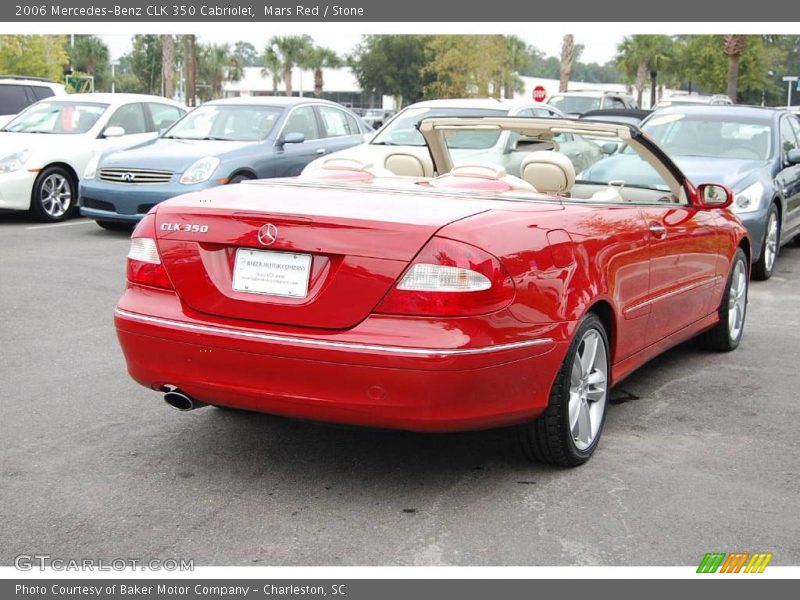 Mars Red / Stone 2006 Mercedes-Benz CLK 350 Cabriolet