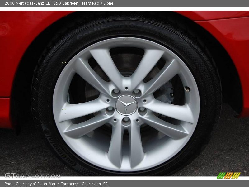 Mars Red / Stone 2006 Mercedes-Benz CLK 350 Cabriolet