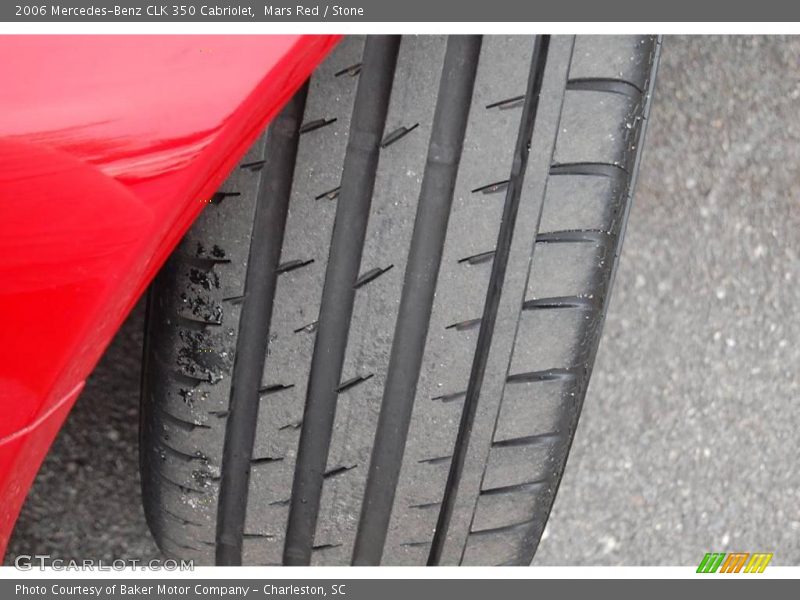 Mars Red / Stone 2006 Mercedes-Benz CLK 350 Cabriolet