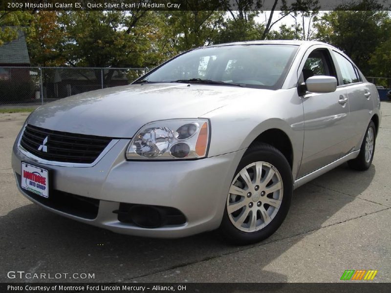 Quick Silver Pearl / Medium Gray 2009 Mitsubishi Galant ES