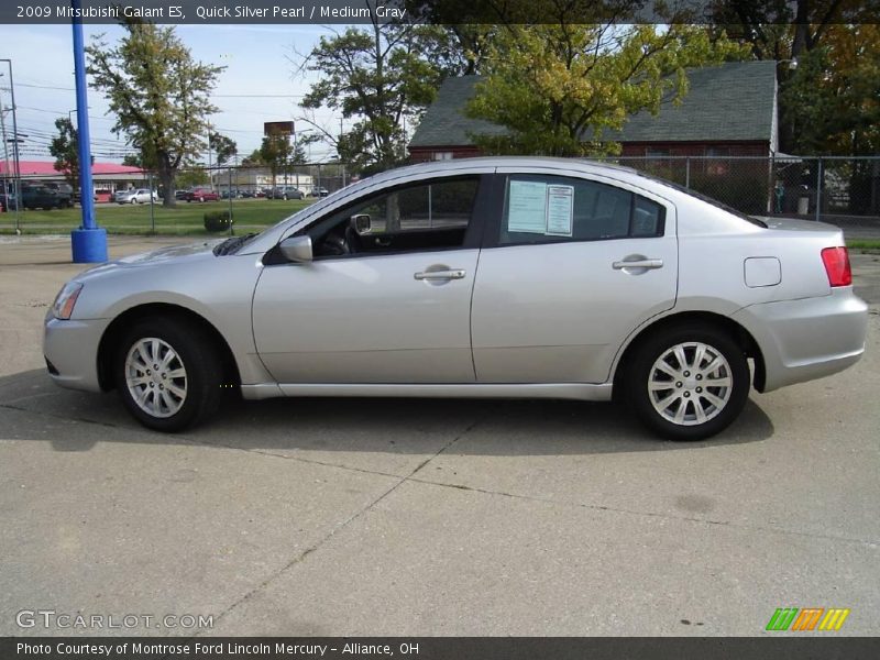 Quick Silver Pearl / Medium Gray 2009 Mitsubishi Galant ES