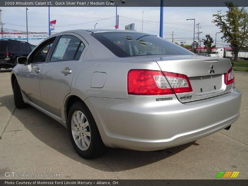 Quick Silver Pearl / Medium Gray 2009 Mitsubishi Galant ES