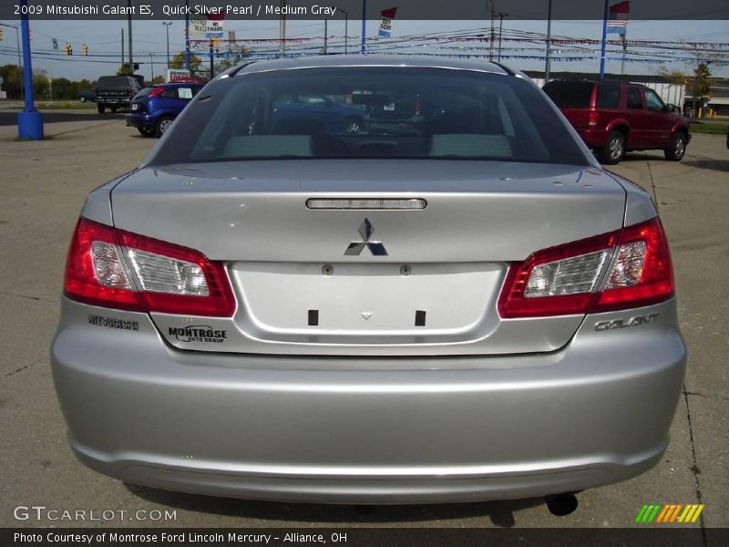 Quick Silver Pearl / Medium Gray 2009 Mitsubishi Galant ES