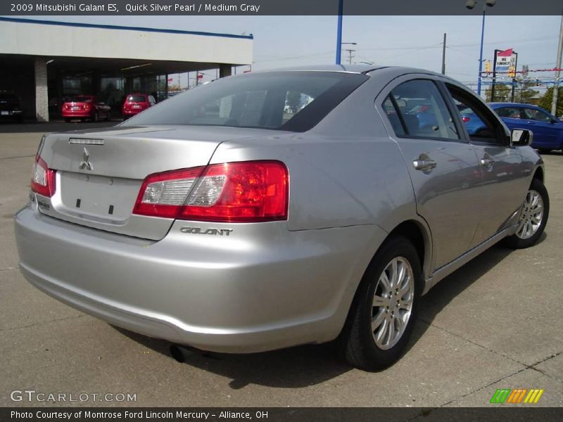 Quick Silver Pearl / Medium Gray 2009 Mitsubishi Galant ES