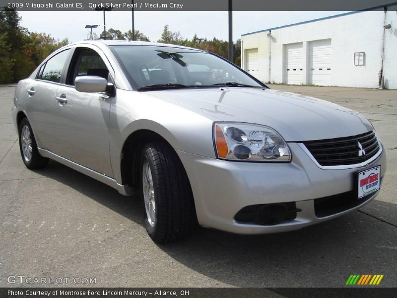Quick Silver Pearl / Medium Gray 2009 Mitsubishi Galant ES