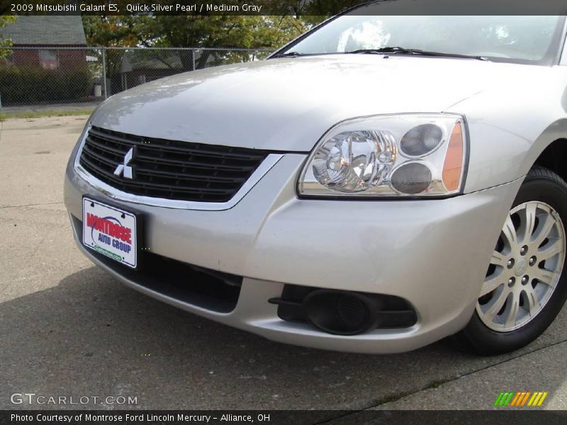 Quick Silver Pearl / Medium Gray 2009 Mitsubishi Galant ES