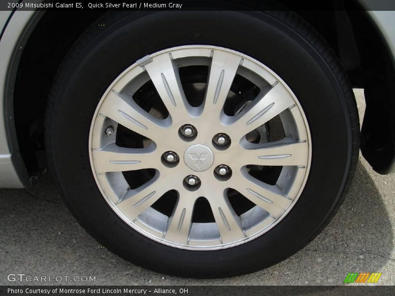 Quick Silver Pearl / Medium Gray 2009 Mitsubishi Galant ES