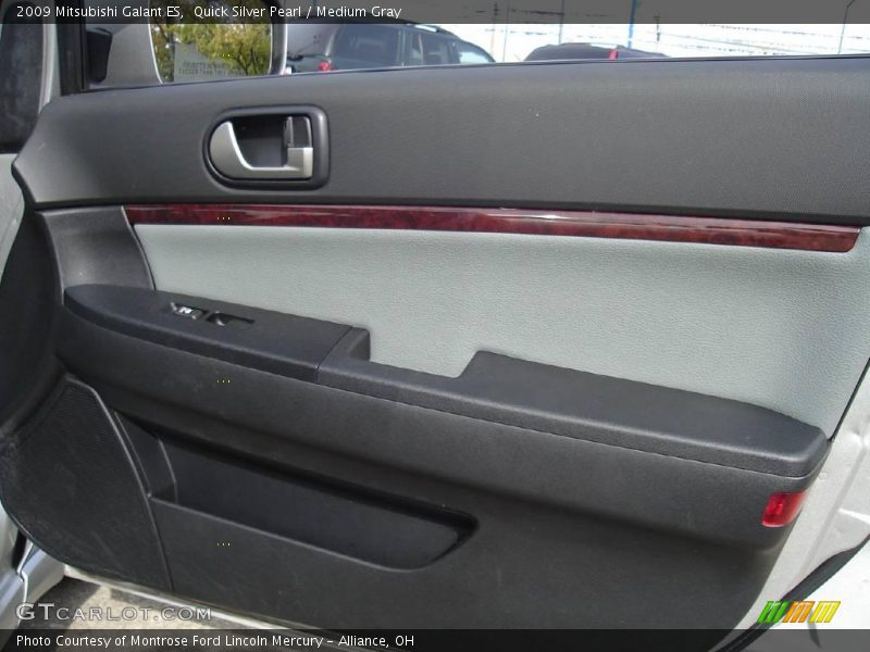 Quick Silver Pearl / Medium Gray 2009 Mitsubishi Galant ES