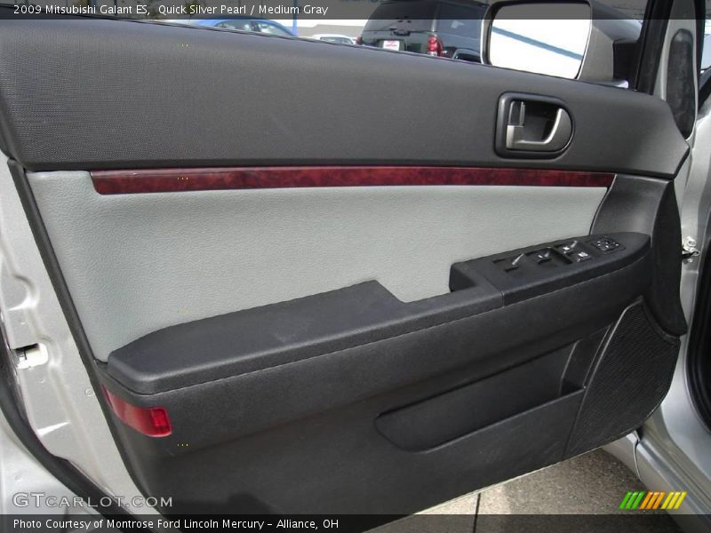 Quick Silver Pearl / Medium Gray 2009 Mitsubishi Galant ES