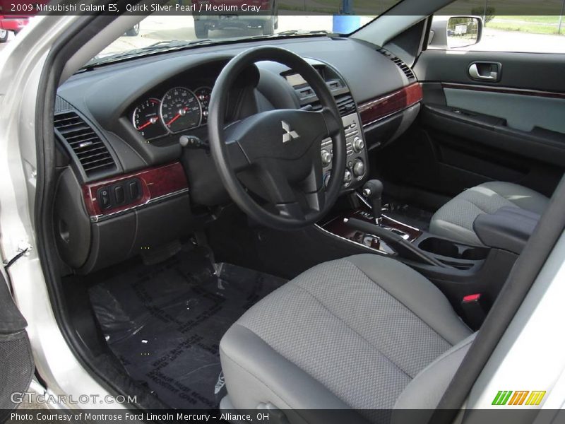 Quick Silver Pearl / Medium Gray 2009 Mitsubishi Galant ES