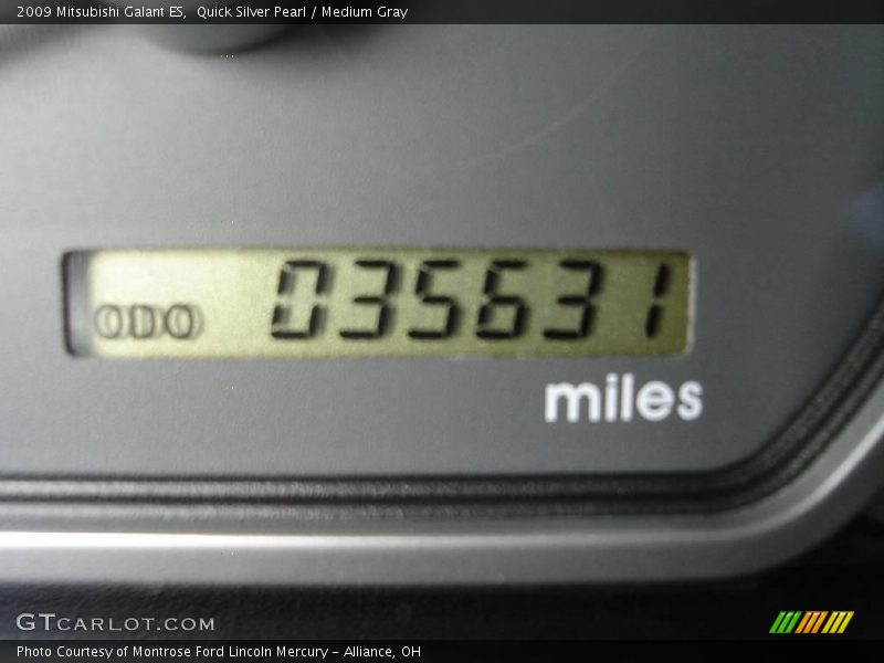 Quick Silver Pearl / Medium Gray 2009 Mitsubishi Galant ES