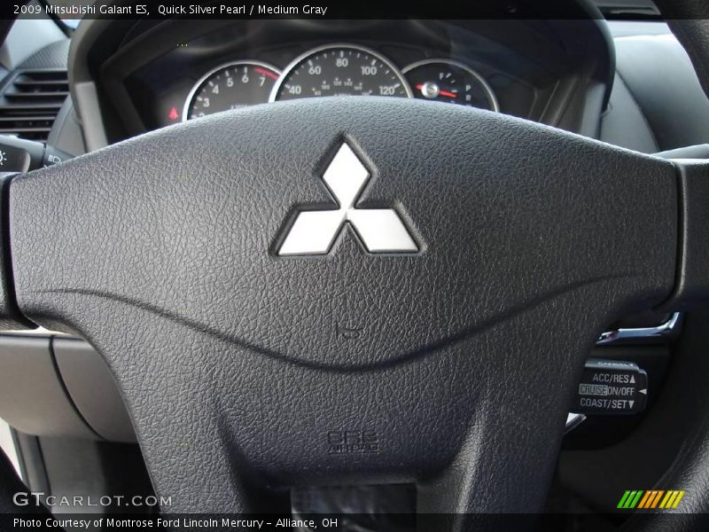 Quick Silver Pearl / Medium Gray 2009 Mitsubishi Galant ES