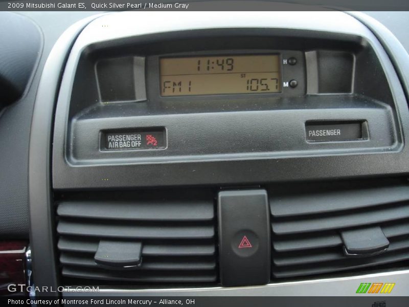 Quick Silver Pearl / Medium Gray 2009 Mitsubishi Galant ES