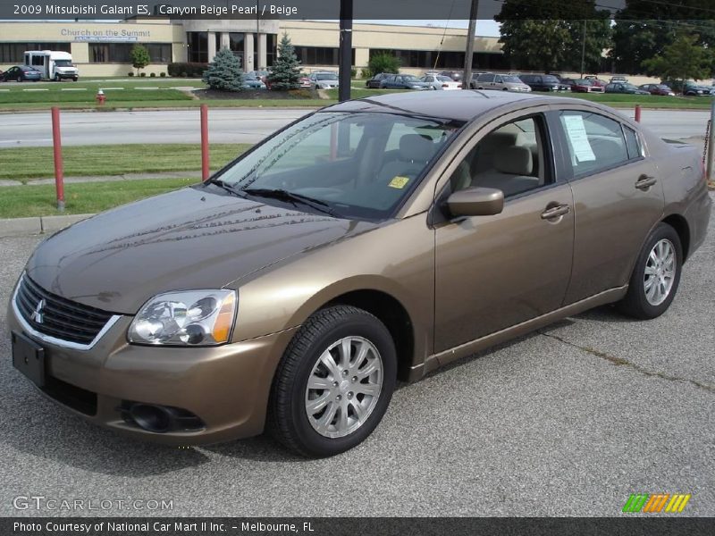 Canyon Beige Pearl / Beige 2009 Mitsubishi Galant ES