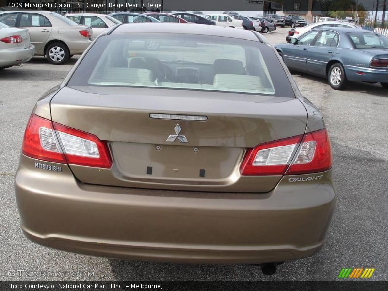 Canyon Beige Pearl / Beige 2009 Mitsubishi Galant ES