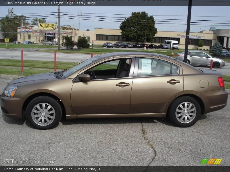 Canyon Beige Pearl / Beige 2009 Mitsubishi Galant ES