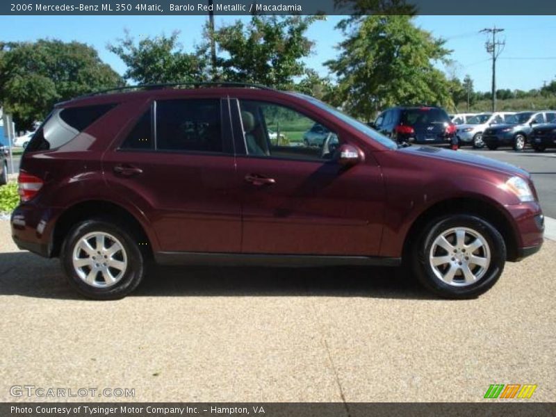 Barolo Red Metallic / Macadamia 2006 Mercedes-Benz ML 350 4Matic