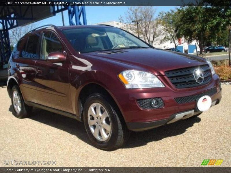 Barolo Red Metallic / Macadamia 2006 Mercedes-Benz ML 350 4Matic