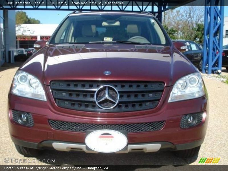 Barolo Red Metallic / Macadamia 2006 Mercedes-Benz ML 350 4Matic