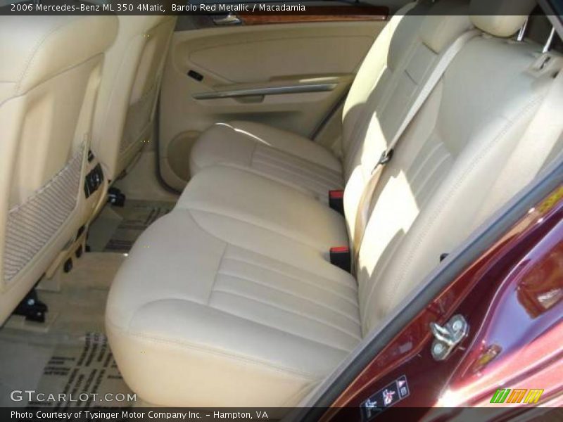 Barolo Red Metallic / Macadamia 2006 Mercedes-Benz ML 350 4Matic