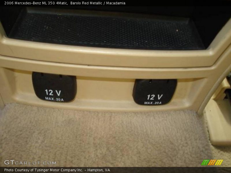 Barolo Red Metallic / Macadamia 2006 Mercedes-Benz ML 350 4Matic