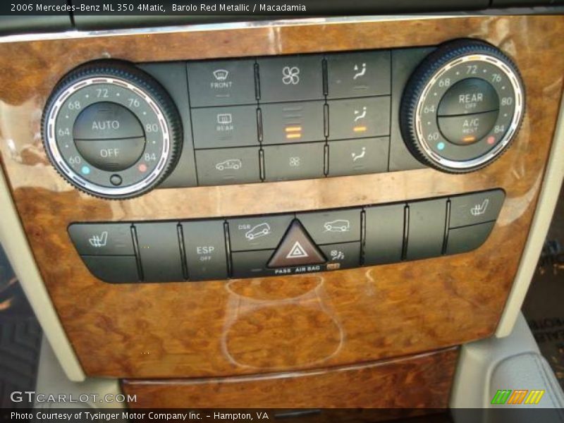 Barolo Red Metallic / Macadamia 2006 Mercedes-Benz ML 350 4Matic