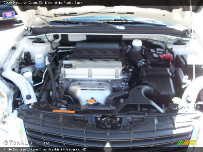 Dover White Pearl / Black 2009 Mitsubishi Galant ES