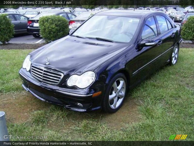 Black / Ash 2006 Mercedes-Benz C 230 Sport