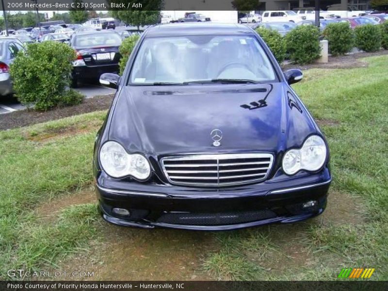 Black / Ash 2006 Mercedes-Benz C 230 Sport