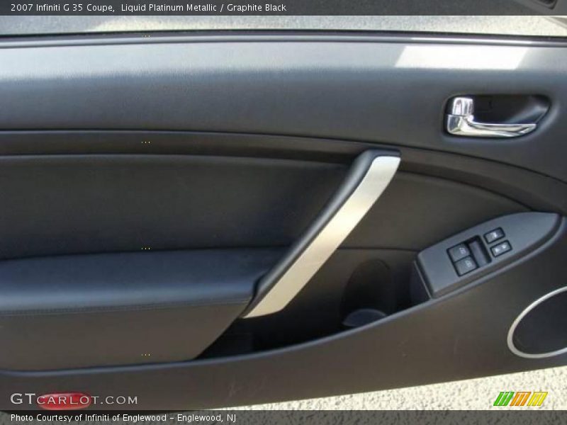 Liquid Platinum Metallic / Graphite Black 2007 Infiniti G 35 Coupe