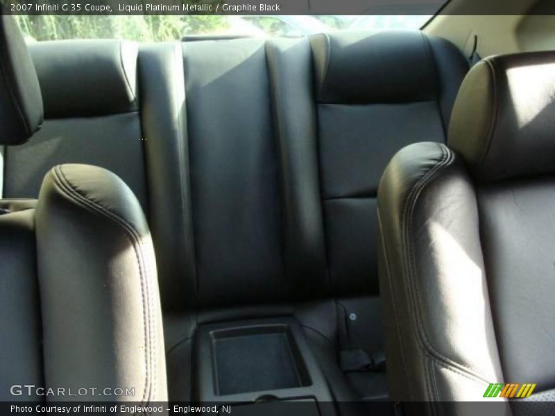 Liquid Platinum Metallic / Graphite Black 2007 Infiniti G 35 Coupe