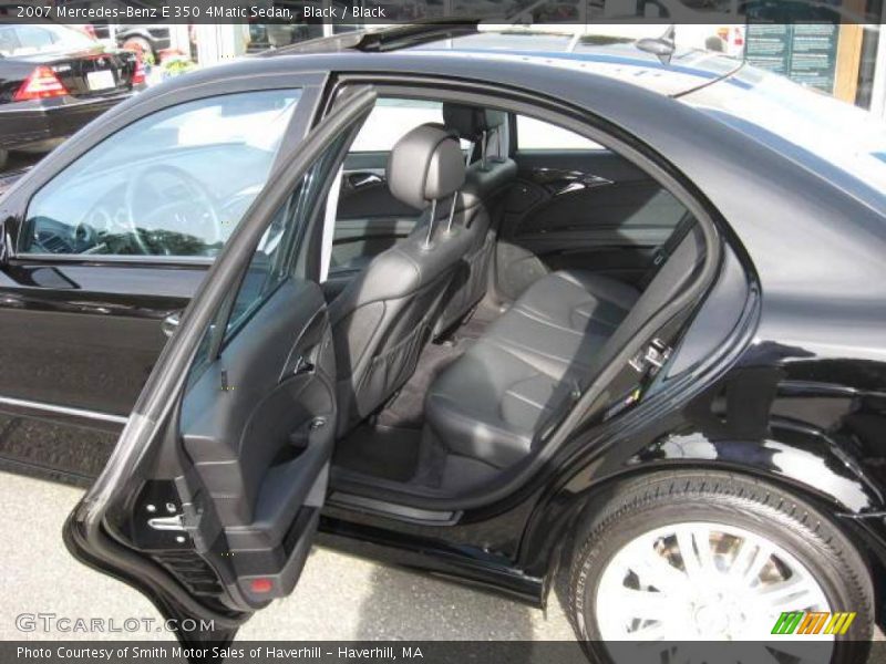 Black / Black 2007 Mercedes-Benz E 350 4Matic Sedan