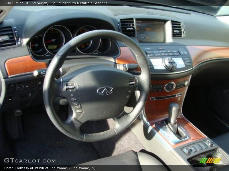 Liquid Platinum Metallic / Graphite 2007 Infiniti M 35x Sedan