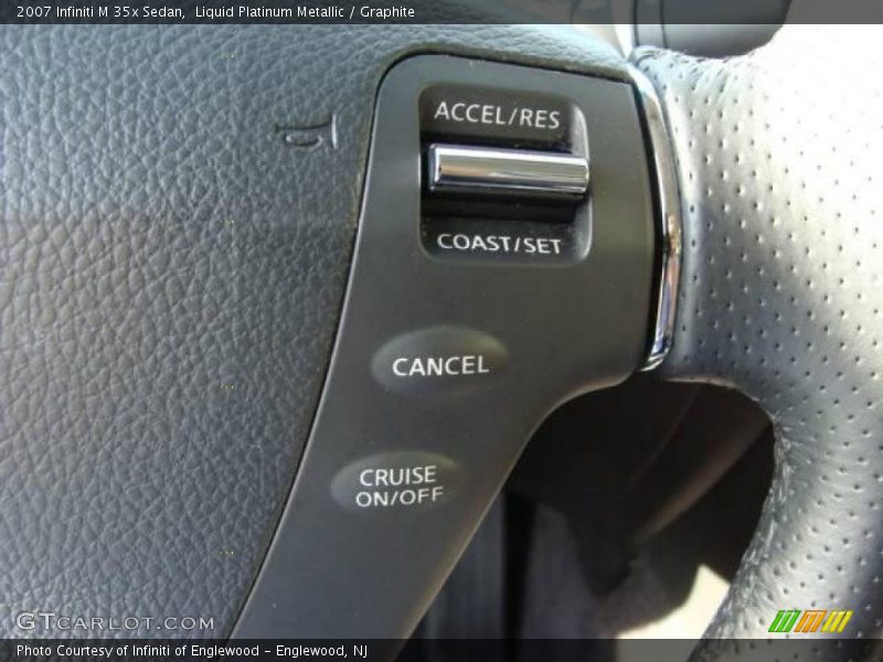 Liquid Platinum Metallic / Graphite 2007 Infiniti M 35x Sedan